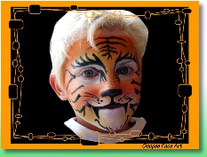 Ottawa kids birthday party tiger face
