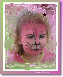 ottawa face painting pink cat